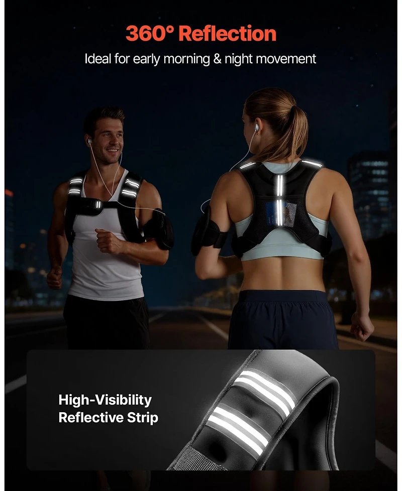 Sevorley 6 lb Weighted Vest for Men and Women, Adjustable Fitness Training Vest