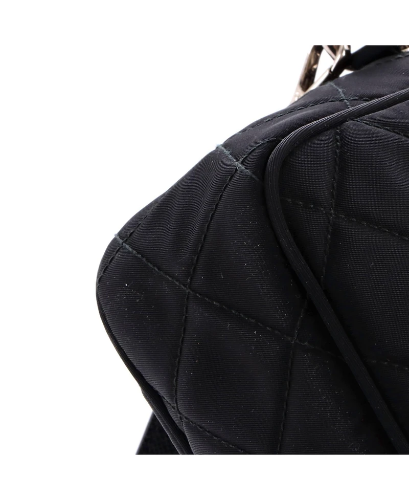 Pre-Owned Prada Small Camera Bag Quilted Tessuto
