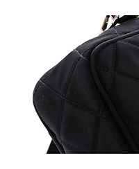 Pre-Owned Prada Small Camera Bag Quilted Tessuto