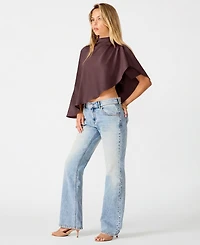 Steve Madden Women's Valery Cape-Sleeve Top