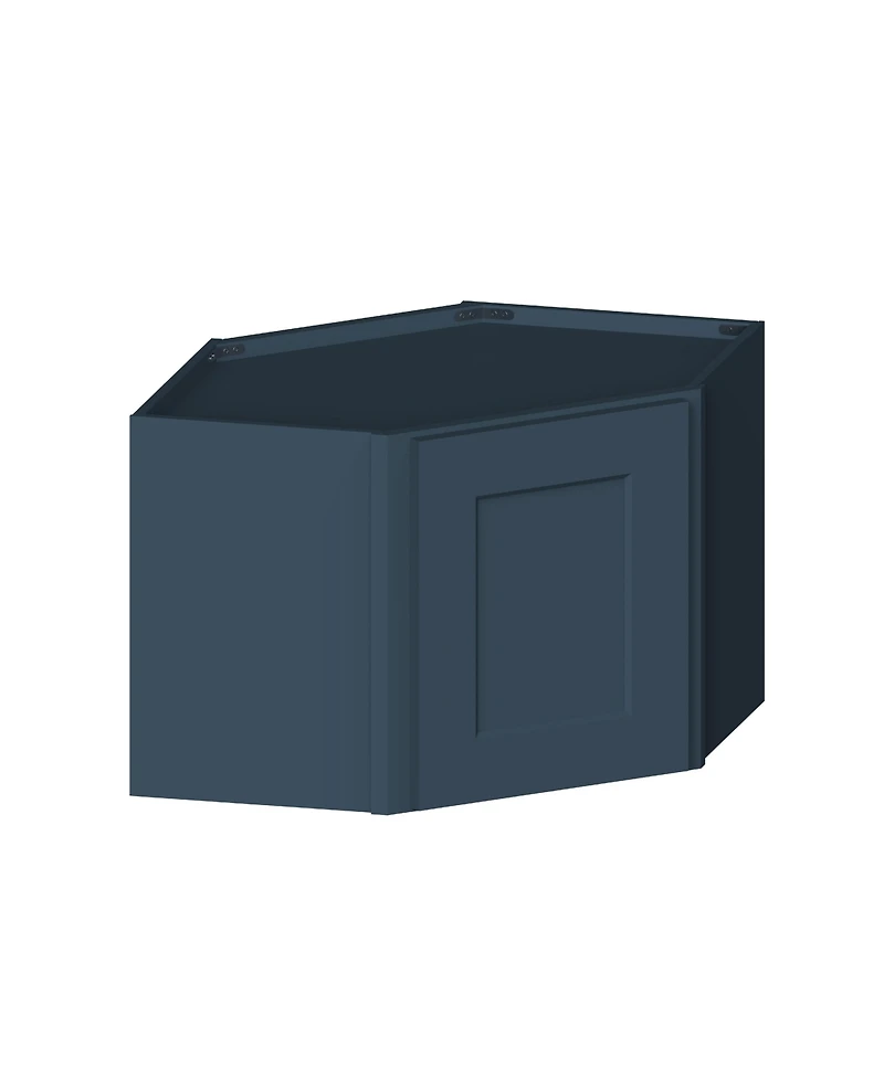 Boyel Living 18 Inch Height Short Corner Wall Cabinets, Ready to Assemble Kitchen Cabinet with Solid Wood Frame, Soft-Close Slides and Hinge