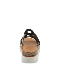 Spring Step Women's Montera Leather Slide with Buckle Closure Sandals
