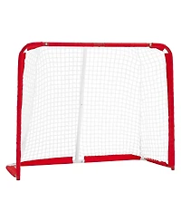 Sevorley Steel Street Hockey Goal, Portable Regulation-Size Net for Backyard