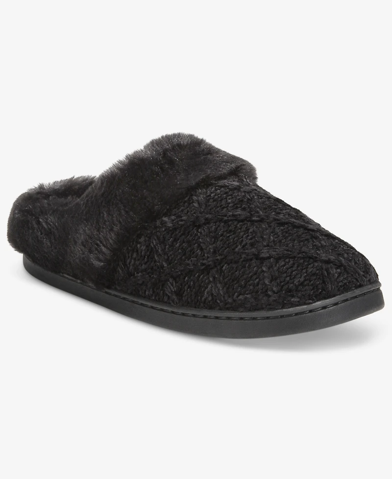 Charter Club Women's Quilted Hoodback Boxed Slippers, Created for Macy's
