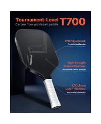 Sevorley T700 Carbon Fiber Pickleball Paddle with Honeycomb Core, Pro Racket for Adults