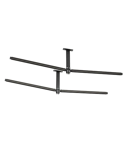 Sevorley Kayak Ceiling Storage Rack for 2 Kayaks, Overhead Steel Garage Hanger with Foam Arms, 250 lb Capacity