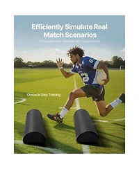 Sevorley Football Tackling Dummy Set, 42.5 in Step Over Pads with Handles, 2-Pack