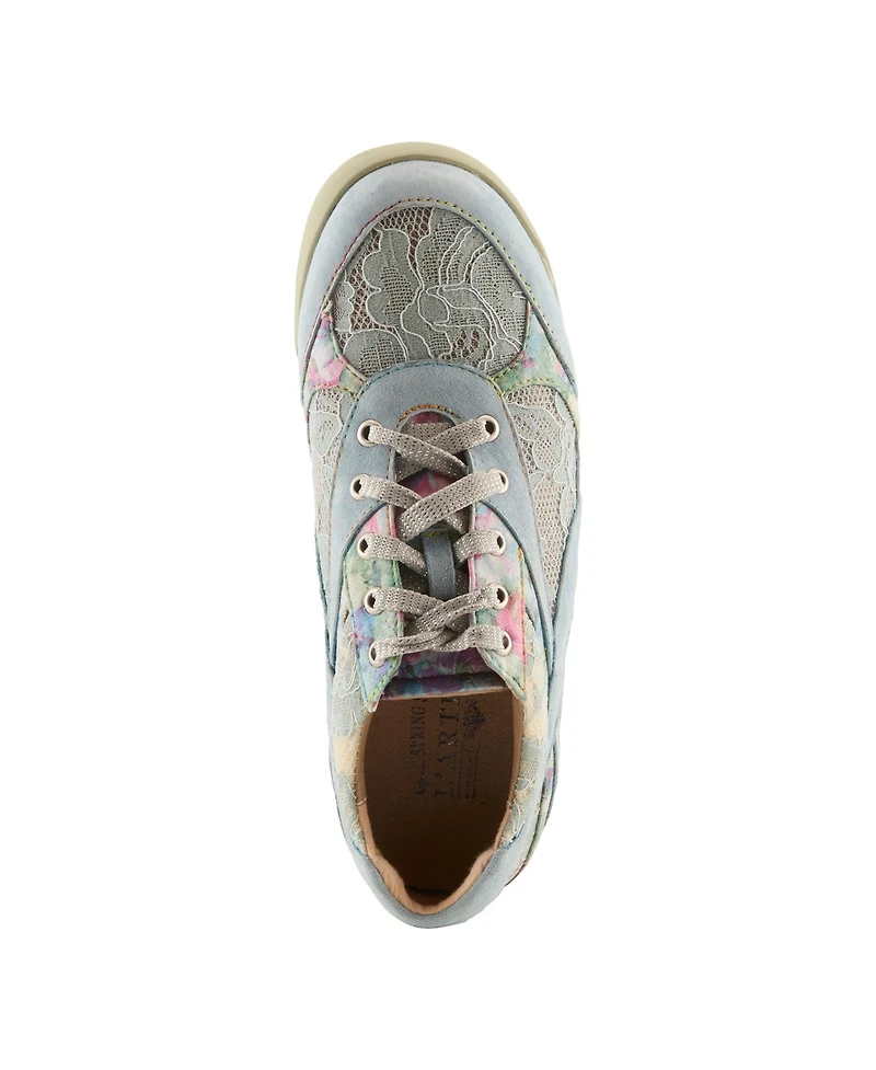 L'Artiste Women's Wavehello Fashion Sneaker with Cushioned Insole