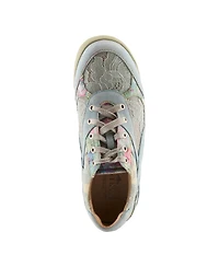L'Artiste Women's Wavehello Fashion Sneaker with Cushioned Insole