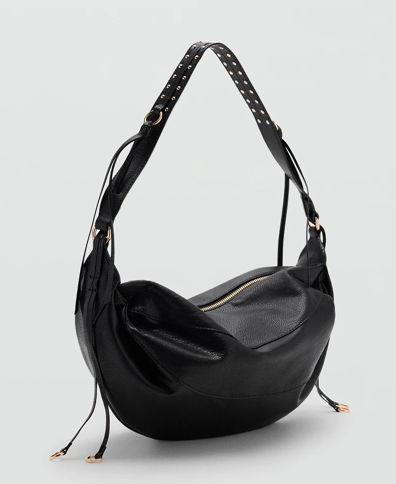 Mango Women's Oval Shoulder Bag