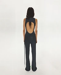 Mango Women's Ribbed Open-Back Top