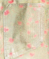 Mango Women's Foil-Printed Straight Mid-Rise Jeans