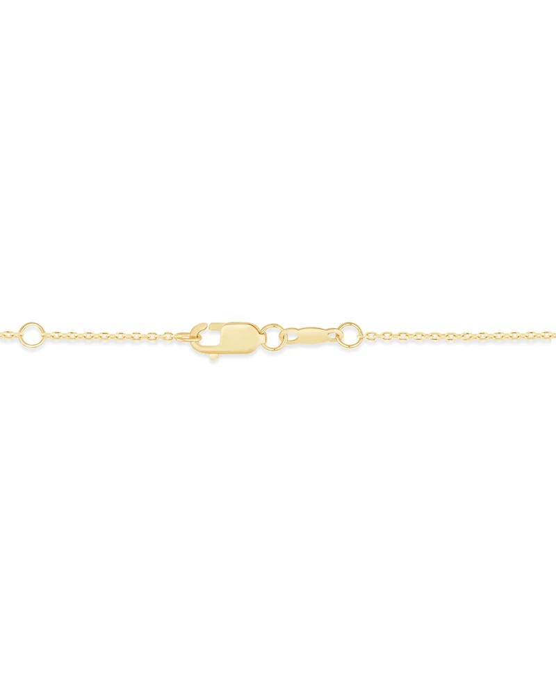 Macy's Lab-Grown Diamond Necklace (2 ct. t.w.) in 14k Yellow Gold