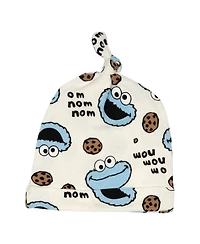 Sesame Street Baby (0M-24M) 3-Piece Bodysuit Pants and Hat Set