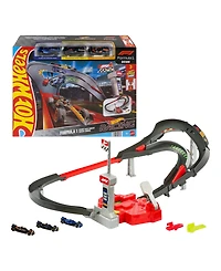 Hot Wheels 1:64 Scale Racing Formula 1 Sprint Race Circuit Track Set with 3 Die-Cast Toy Cars
