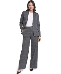 Calvin Klein Women's One-Button Notch Lapel with Front Pockets Jacket