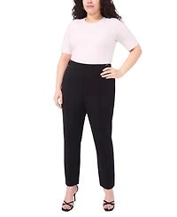 Vince Camuto Plus Slim-Leg Ankle Pants