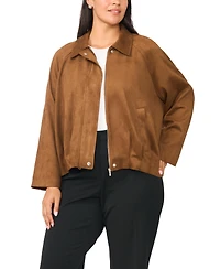 Vince Camuto Plus Raglan-Sleeve Jacket