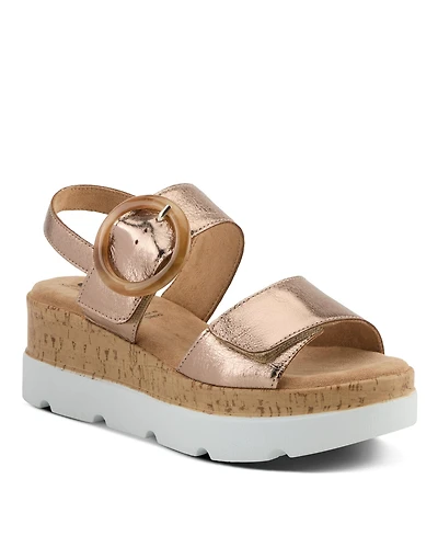 Spring Step Women's Abarah Platform Sandal with Cushioned Insole