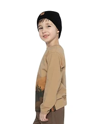Deux par Deux Toddler Boys Long Sleeve Organic Cotton T-Shirt