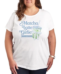 Hybrid Apparel Plus Short-Sleeve GraphicMatcha Latte Girlie Tee