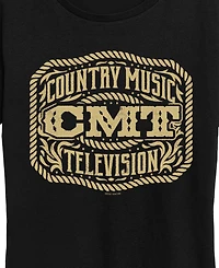 Hybrid Apparel Plus Short-Sleeve Graphic Country Music Television Tee