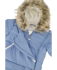 Deux par Baby Boy ( 3M to 24 M ) Snug One Piece Snowsuit Adapted for Car Seats