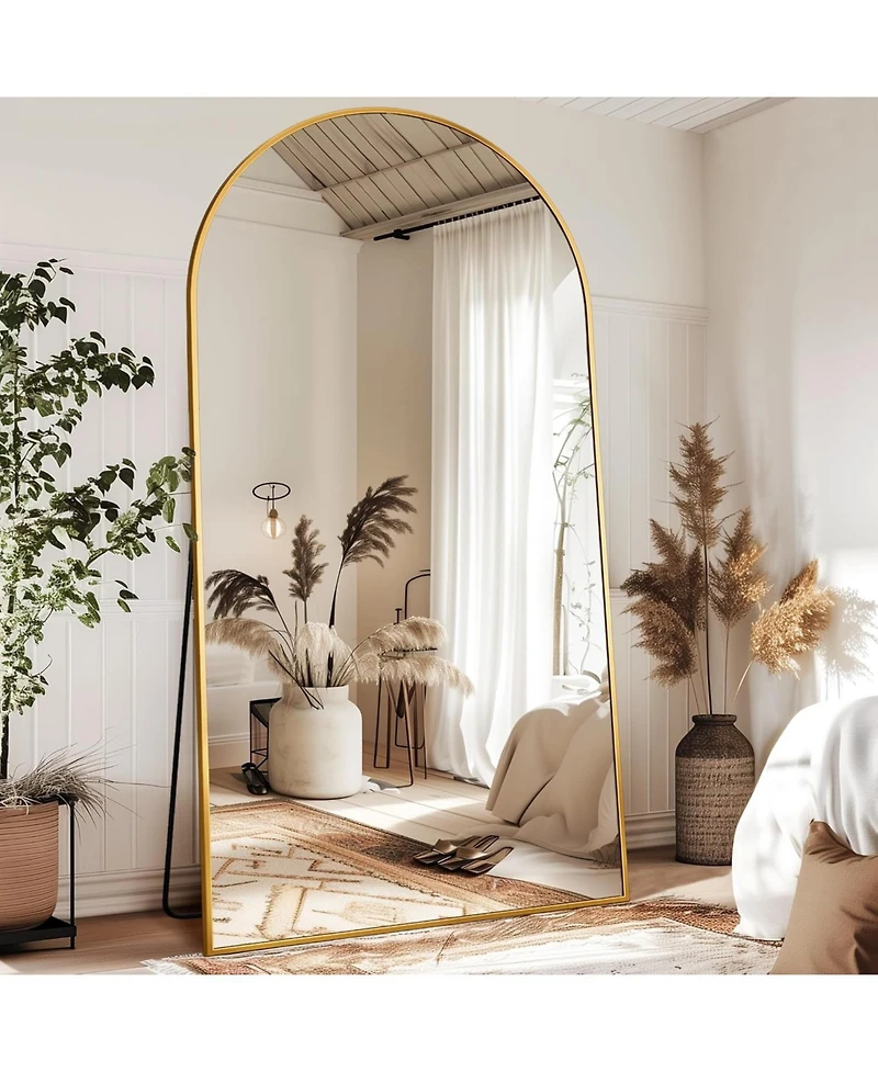 Antok Full Length Mirror, 90"x46" Floor Mirror for Bedroom, Hanging Mounted for Living Room Cloakroom