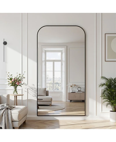Antok Full Length Mirror, 78"x38" Oversized Floor Mirror for Bedroom, Hanging Mounted for Living Room Cloakroom