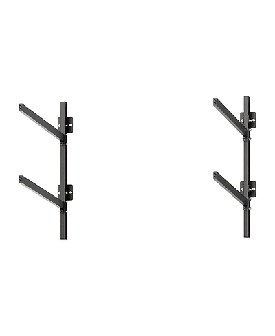 Sevorley 2-Kayak Wall-Mounted Storage Rack, Adjustable Heavy-Duty Steel Stand, 200 lb Capacity