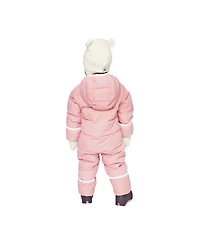 Deux par Baby Girls ( 3M to 24M ) Cloud One Piece Snowsuit Adapted for Car Seats Pale Dusty
