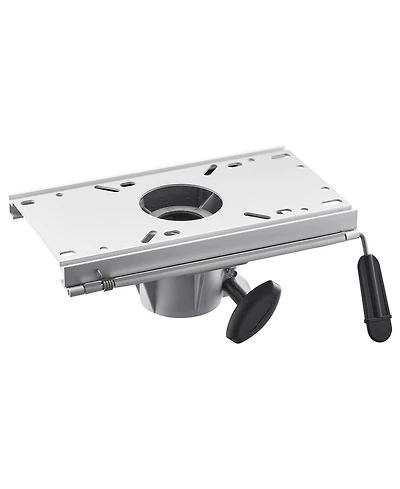 Sevorley Sliding Boat Seat Pedestal Base for 2-7/8 in Post, Aluminum