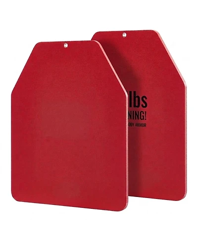 Sevorley 8.75 lb Weight Vest Plates, Pair of Contoured Steel Weighted Plates