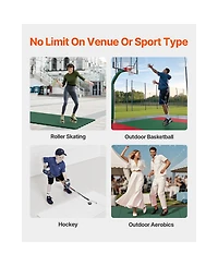 Sevorley Interlocking Dryland Hockey Tiles, 12 x 12 in 15-Pack Training Floor Mat