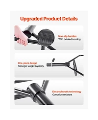 Sevorley Trap Bar Hex Bar with Knurled Grips, 2-Inch Shrug Barbell, 800 lbs Capacity for Home Gym
