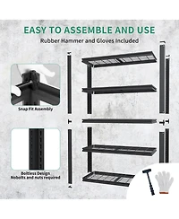 Boyel Living Heavy Duty Storage Rack 400lb Shelf Adjustable Steel