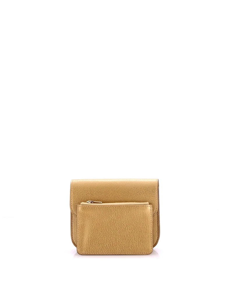Pre-Owned HERMES Constance Slim Wallet Chevre Chamkilight