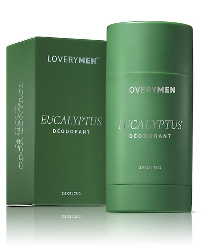Lovery Eucalyptus Aluminum Free Deodorant Stick 2.6 Ounce 24 hour Control