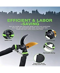 Xdovet Pruning Shears Garden Gloves Steel Hand Tool Kit