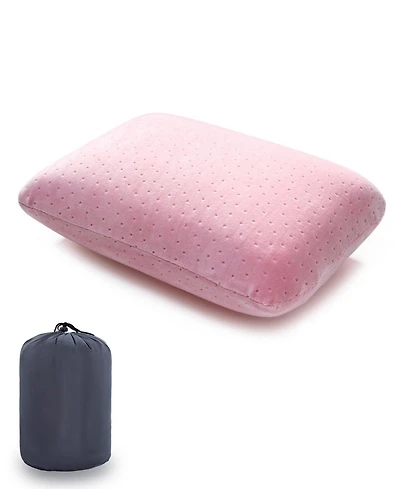Piscifun Memory Foam Travel Camping Pillow Soft Removable Washable Cover Lightweight Easy Carry