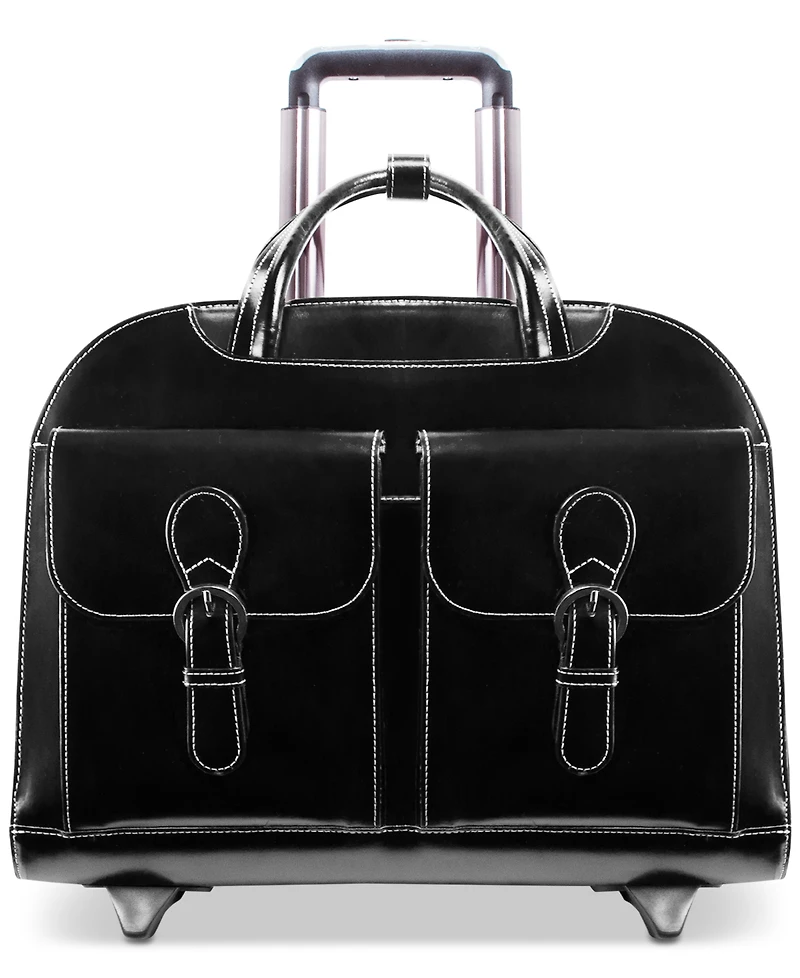 McKlein Davis Wheeled Briefcase