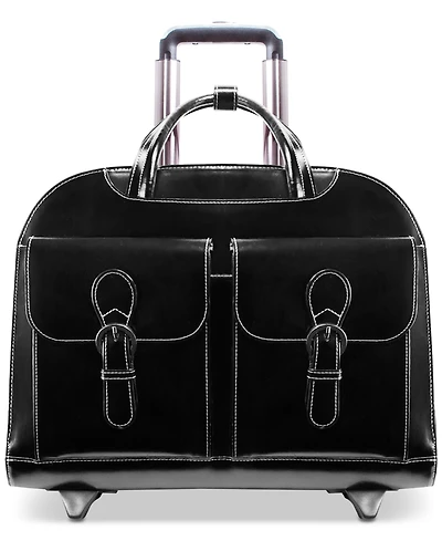 McKlein Davis Wheeled Briefcase