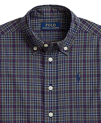 Polo Ralph Lauren Boys' 2T-7 Plaid Cotton Poplin Shirt