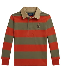 Polo Ralph Lauren Boys' 2T-7 Bear Rugby Shirt