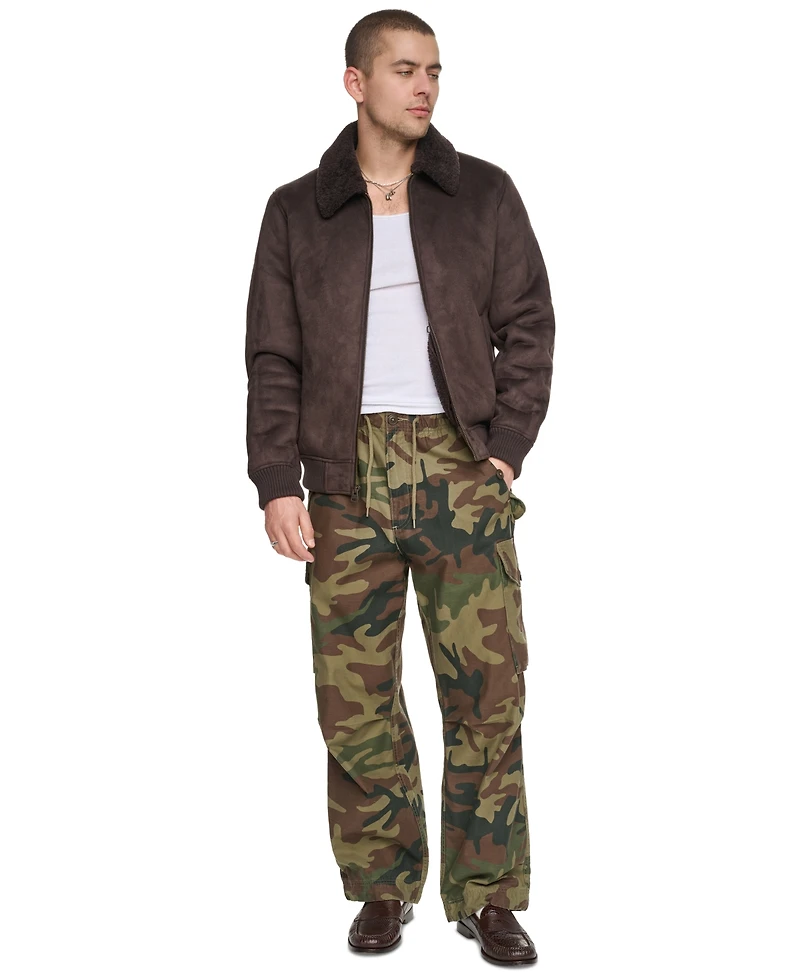 Levis Men's Faux Shearling Bomber Jacket