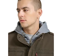 Levi's Men's Sherpa Lined Two Pocket Hooded Trucker Jacket