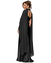 Xscape Women's Overlay Maxi Dress