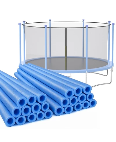 Yescom Pcs Trampoline Pole Foam Sleeves, 1.26 Inch Inner Diameter Outdoor Pvc Trampoline Pole Covers