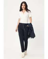 Olsen Women's Punto di Roma Pull-On Knit Pant