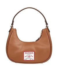 True Religion Women's Chain and Studs Pu Hobo Bag